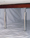 a crawl space repaired with crawl space jack posts and a crawl space liner for a home in Hannibal